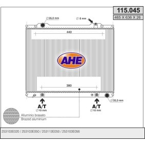 Acquista Radiatore motore da AHE 115.045 a buon mercato per soli 240,16 €