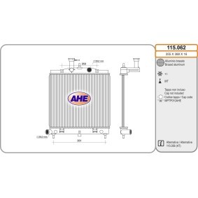 Acquista Radiatore motore da AHE 115.062 a buon mercato per soli 163,07 €