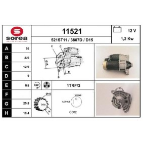 Köp Startmotor av EAI 11521 till det låga priset 921,10 kr
