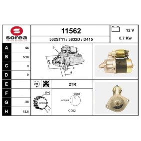 Compre Motor de arranque da EAI 11562 a um preço baixo por 166,59 €