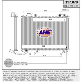 Achetez des Radiateur du moteur AHE 117.079 à prix pour 169,43 €