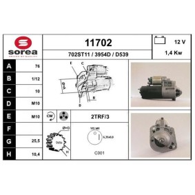 Köp Startmotor av EAI 11702 till det låga priset 1484,38 kr
