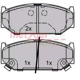 Achetez des Plaquettes de frein METZGER 1170813 à prix pour 24,94 €