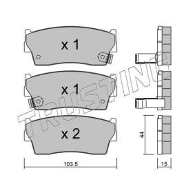 Acquista Kit pastiglie freni da TRUSTING 118.0 a buon mercato per soli 73,66 €
