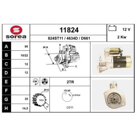 Köp Startmotor av EAI 11824 till det låga priset 2947,99 kr