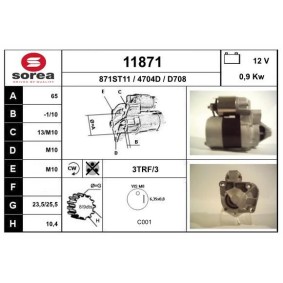 Köp Startmotor av EAI 11871 till det låga priset 1193,85 kr