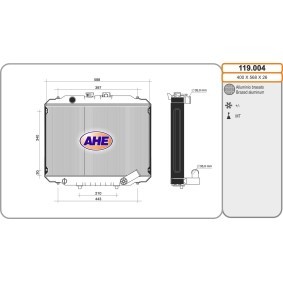 Achetez des Radiateur de chez AHE en ligne pour L 300 / Delica II Camion à Plateau / Châssis (L03_P) à prix modérés