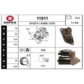 Köp Startmotor av EAI 11911 till det låga priset 1663,56 kr