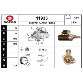 Köp Startmotor av EAI 11935 till det låga priset 2690,95 kr