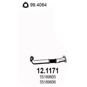 Kjøp Eksosrør av ASSO 12.1171 til den lave prisen 3210,69 NOK