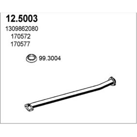 Acquista Tubo gas scarico da ASSO 12.5003 a buon mercato per soli 80,01 €