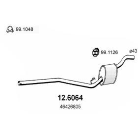 Mittelschalldämpfer von ASSO 12.6064