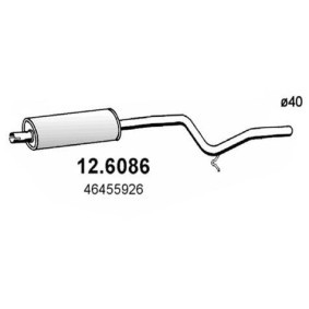 Mittelschalldämpfer 12.6086