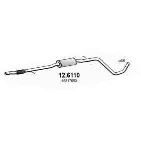 Acquista Marmitta centrale da ASSO 12.6110 a buon mercato per soli 175,33 €