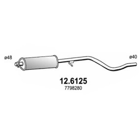 Mittelschalldämpfer 12.6125