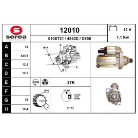 Köp Startmotor av EAI 12010 till det låga priset 1550,60 kr