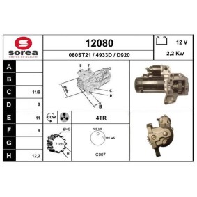 Köp Startmotor av EAI 12080 till det låga priset 3601,79 kr
