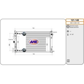 Acquista Radiatore motore da AHE 121.148 a buon mercato per soli 224,22 €