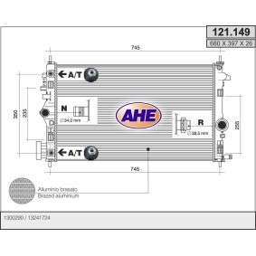 Acquista Radiatore motore da AHE 121.149 a buon mercato per soli 218,79 €