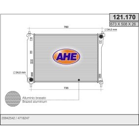 Acquista Radiatore motore da AHE 121.170 a buon mercato per soli 326,21 €