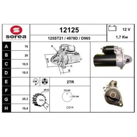Köp Startmotor av EAI 12125 till det låga priset 1974,63 kr
