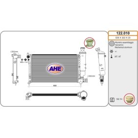Achetez des Radiateur du moteur AHE 122.010 à prix pour 70,50 €