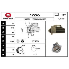 Köp Startmotor av EAI 12245 till det låga priset 1997,61 kr