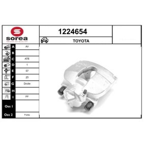 Bremssattel 1224654 von SNRA günstig für 111,37 € online kaufen