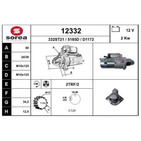 Köp Startmotor av EAI 12332 till det låga priset 2978,50 kr