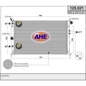 Acquista Radiatore motore da AHE 125.021 a buon mercato per soli 122,96 €