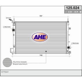 Acquista Radiatore motore da AHE 125.024 a buon mercato per soli 217,37 €