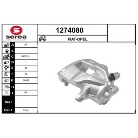 Comprar Pinza de freno de SNRA 1274080 a bajo precio de 102,36 €