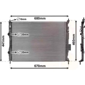 Acquista Radiatore motore da VAN WEZEL 13002413 a buon mercato per soli 182,63 €