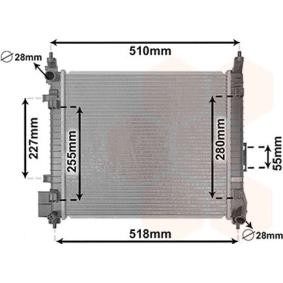 Acquista Radiatore motore da VAN WEZEL 13012707 a buon mercato per soli 143,10 €