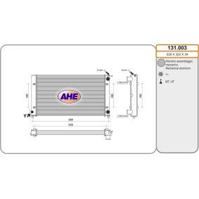 Achetez des Radiateur du moteur AHE 131.003 à prix pour 97,30 €