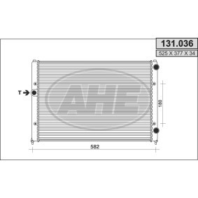 Acquista Radiatore motore da AHE 131.036 a buon mercato per soli 60,90 €
