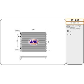 Achetez des Radiateur du moteur AHE 131.055 à prix pour 105,86 €