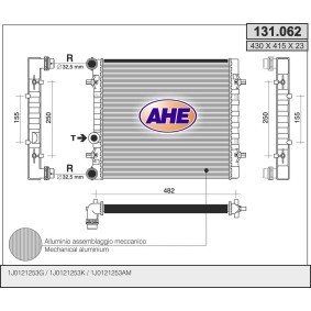 Achetez des Radiateur du moteur AHE 131.062 à prix pour 57,80 €