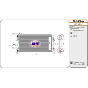 Achetez des Radiateur du moteur AHE 131.080/A à prix pour 96,17 €