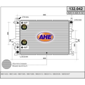 Acquista Radiatore motore da AHE 132.042 a buon mercato per soli 233,51 €