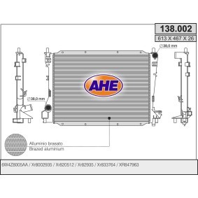 Acquista Radiatore motore da AHE 138.002 a buon mercato per soli 206,46 €