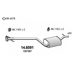 Køb Mellempotte af ASSO 14.6091 til den lave pris 1535,58 DKK
