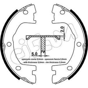 Comprar Zapata de freno de mano de CIFAM 153-077 a bajo precio de 70,38 €