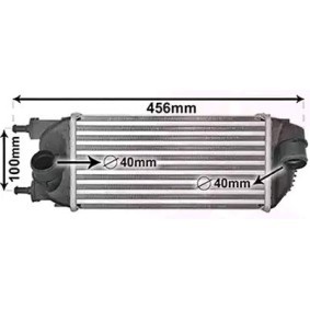 Comprar Intercooler de VAN WEZEL 17014701 a bajo precio de 228,24 €