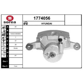 Bremssattel 1774056 von SNRA günstig für 194,03 € online kaufen