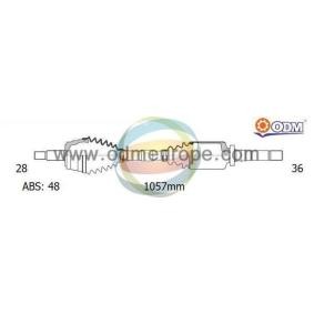 Köp Drivaxel av ODM-MULTIPARTS 18-012421 till det låga priset 2572,91 kr