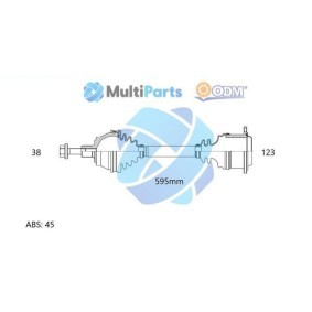 Antriebswelle von ODM-MULTIPARTS
