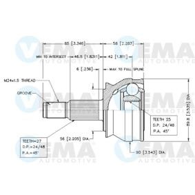 Acquista Kit giunti semiasse da VEMA 18260 a buon mercato per soli 40,84 €