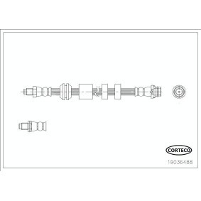 Acquista Tubo freno da CORTECO 19036488 a buon mercato per soli 22,12 €