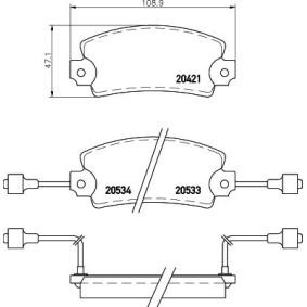 Acquista Kit pastiglie freni da TEXTAR 2042103 a buon mercato per soli 25,86 €